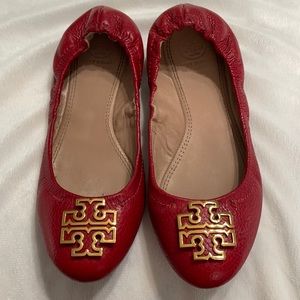 Tory Burch Red Flats 🥿
